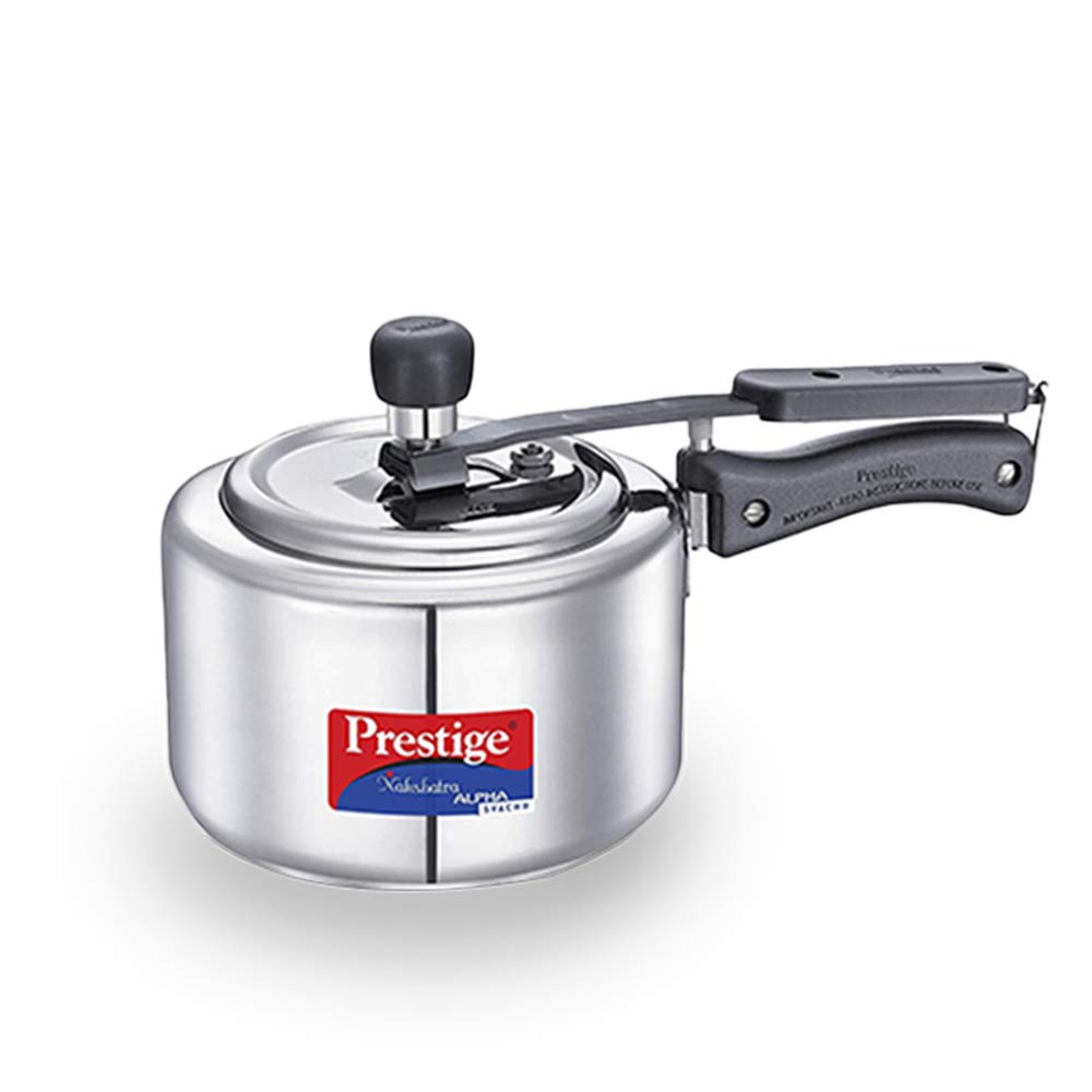Prestige Svachh, 20244, 2 L, Nakshatra Alpha Straight Wall, With Deep Lid For Spillage Control 